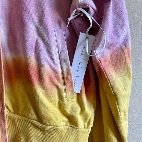 Young Fabulous & Broke NWT Tie Dye Hoodie Sweatshirt - Picture 6 of 13